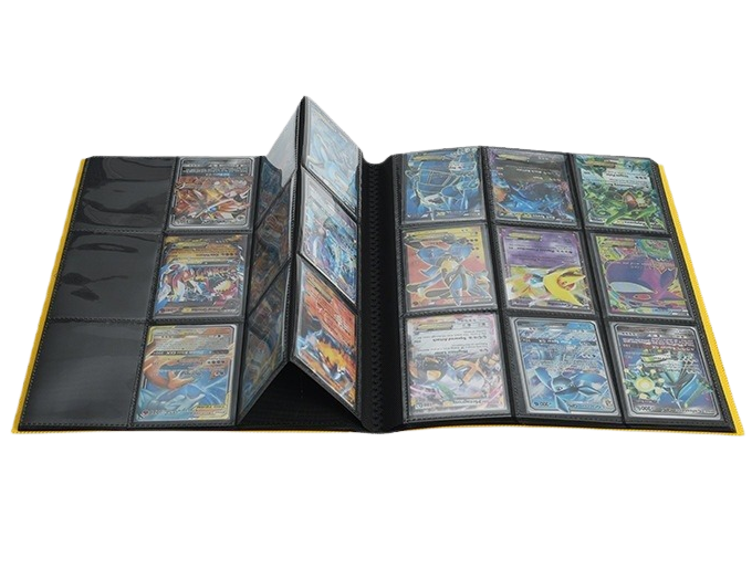 Carpeta Con Elástico Para 360 Cartas 9 Bolsillos, 30 Paginas — carpetas para proteger cartas Pokémon, TCG y deportivas (imagen 2)